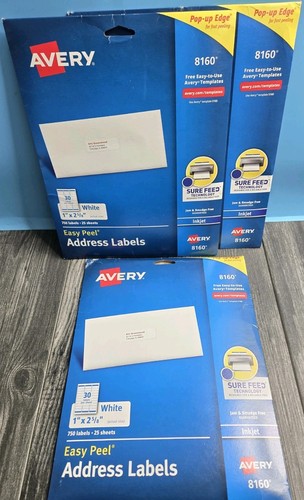 Avery address labels x - address, 1"