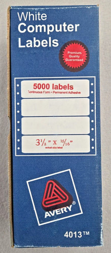 Avery 4013 pin fed - pin-fed, matrix