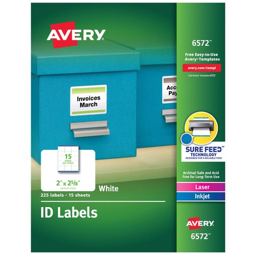 Avery labels sure feed - avery, id