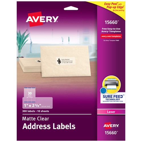 Avery printable address labels - address,