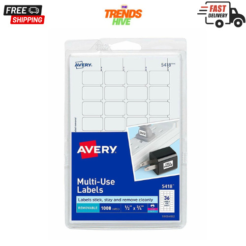 Avery removable print write - avery,